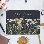 Nome Personalizado Jardim de Flor Selvagem<br><div class="desc">Traga um pouco de beleza natural para o seu espaço com a nossa cobertura de ar iPad do Jardim de Flores Selvagens. Descubra uma coleção encantadora de flores coloridas que trazem o charme da natureza para dentro. Ele adiciona um toque de elegância natural a qualquer cenário. Excelente como presente para...</div>