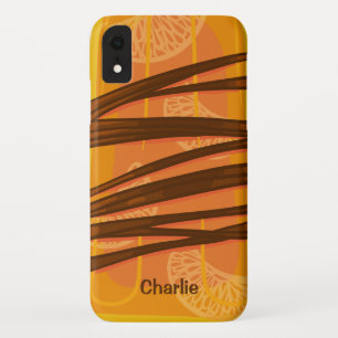 Nome personalizado Laranja capas de telefone