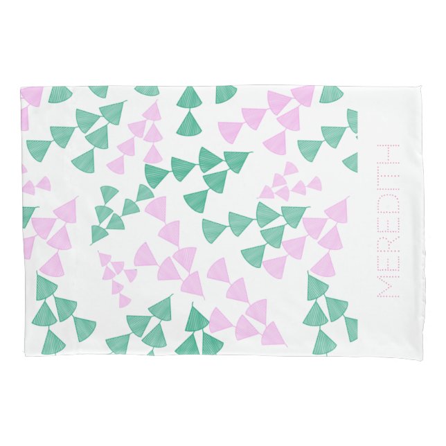 nome personalizado leito bonito floral branco Pill (Frente)