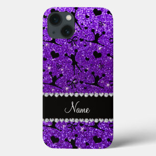 Nome personalizado lenhador roxo indigo
