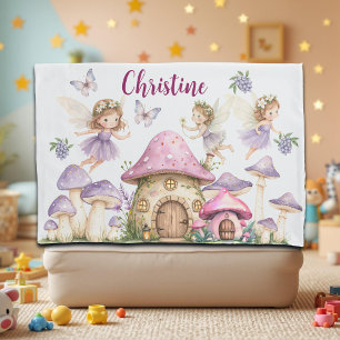Nome personalizado Magic Fairies Cogumelos cor-de-