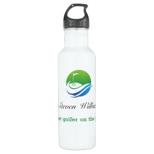 Nome Personalizado Melhor Garrafa de Água Golfer