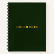 Nome personalizado minimalista verde