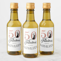 Nome Personalizado Moderno 50 Fabuloso 50º Anivers