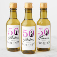 Nome Personalizado Moderno 50 Fabuloso 50º Anivers