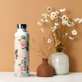 Nome Personalizado Moderno Elegante Rosa Rosa Rosa