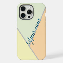 Nome Personalizado Moderno em Bloco de Cores Geomé