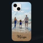 Nome Personalizado Monograma Foto capas de iphone<br><div class="desc">Celebre sua família com esta capas de iphone personalizada. Personalize-a substituindo a foto por uma de suas e adicionando seu nome ou monograma.</div>