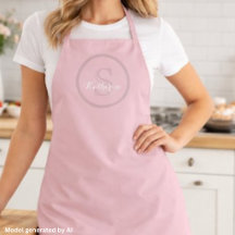 Nome Personalizado Monograma Rosa Empoeirado