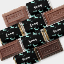 Nome personalizado morcegos azuis