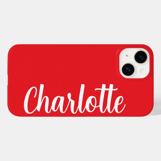 Nome personalizado Na moda moderno mínimo clássico (Verso (horizontal))