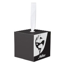 Nome Personalizado Olá, Golfe Negro e Branco