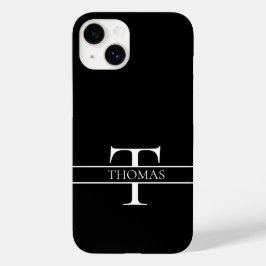 Nome Personalizado Personalizado Elegante Monogram