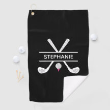 Nome Personalizado Preto Branco Rosa