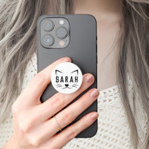 Nome Personalizado Sarah PopGrip para gatinhos