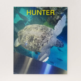 Nome personalizado Sea Turtle quebra-cabeça