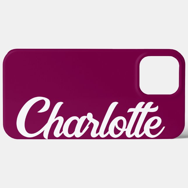 Nome Personalizado Simples Moderno Minimalista Fel (Verso (horizontal))