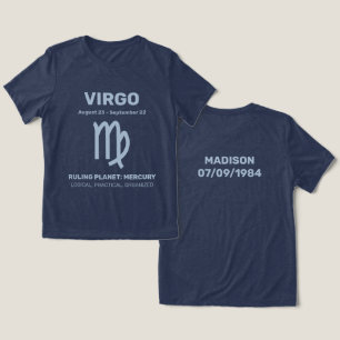 Nome Personalizado / Texto Símbolo Zodiac Virgo