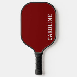 Nome Personalizado Vermelho Minimalista