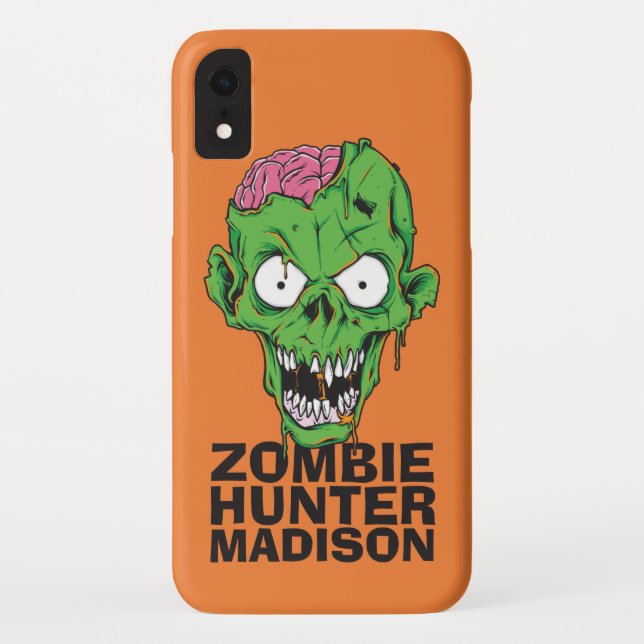 Nome personalizado Zombie Hunter capa de telefone (Verso)