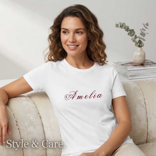 Nome Personalizável Amelia (Customizable Name Amelia Tri-Blend Shirt)