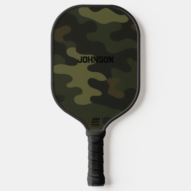 Nome Personalizável Camo Ousado Tons Terrosos (Front)