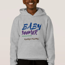 Nome personalizável do baby boomer Design Grande