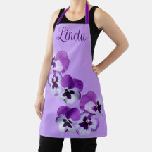 Nome personalizável Linda bonito púrpura floral fo
