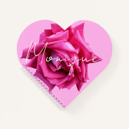 Nome personalizável Monique bonito, rosa rosa-quen