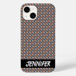 Nome personalizável Padrão colorido sem costura