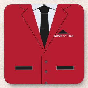 Nome Porta copos de Texto Fato Vermelho e Colheita