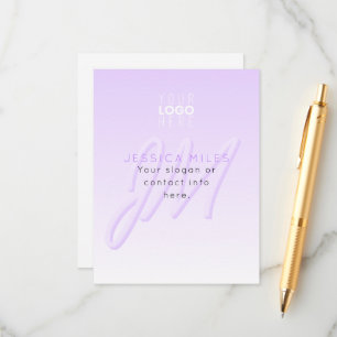 Nome profissional e Modelo de slogan   Puro claro