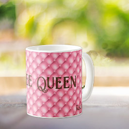 Nome, Rainha do Café, Caneca de Café Rosa Tuftada