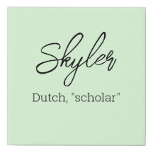 Nome Significa Canvas