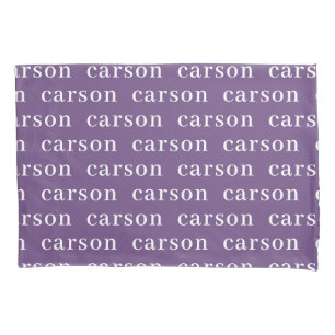 Nome Simples Repetido Personalizado Roxo