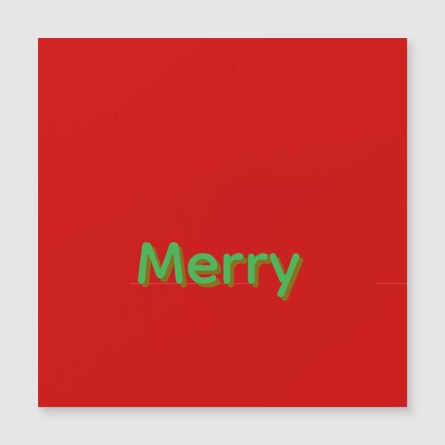 Nome Verde Alegre em Vermelho (Frente)