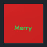 Nome Verde Alegre no Vermelho<br><div class="desc">Nome Verde Alegre no Vermelho de Natal</div>