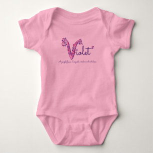 Nome violeta das meninas & significado da camisa