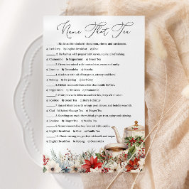 Nomeie Esse Chá Festa de Chá de Natal Jogo de Feri
