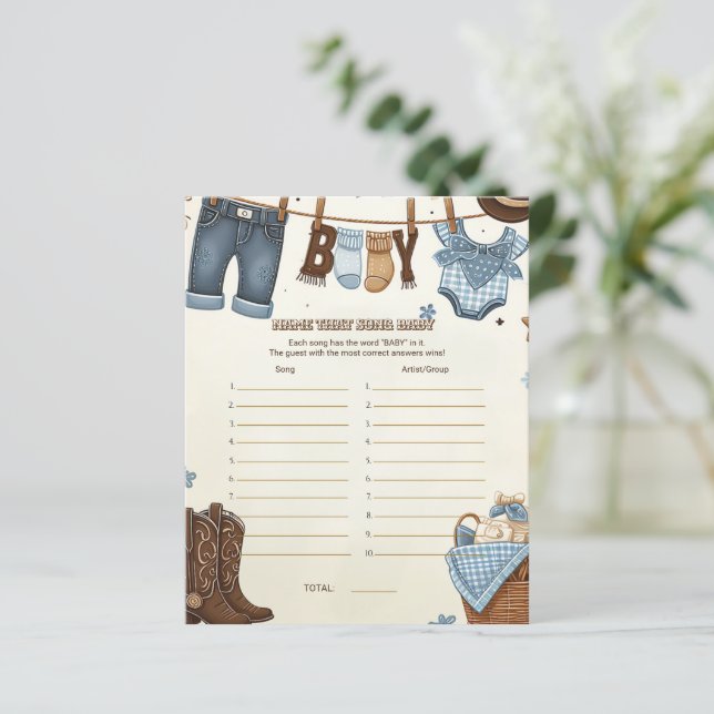 Nomeie esse jogo de chá de fraldas (Em pé/Frente)