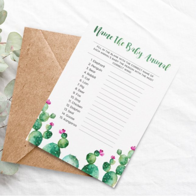 Nomeie o Cartão de Jogo para o Chá de fraldas do B (Criador carregado)