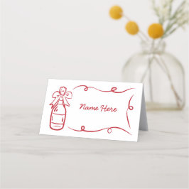 Nomes de Cartões de Casamento Desenhados à Mão