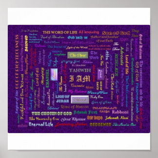 nomes de Deus impressão