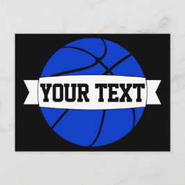Nomes de Equipe de Basquete Azul ou Cartões Postai