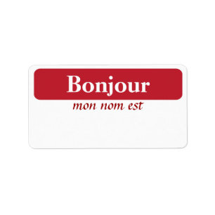 Nomes de etiqueta Bonjour