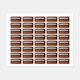 Nomes de etiqueta de Designs de futebol