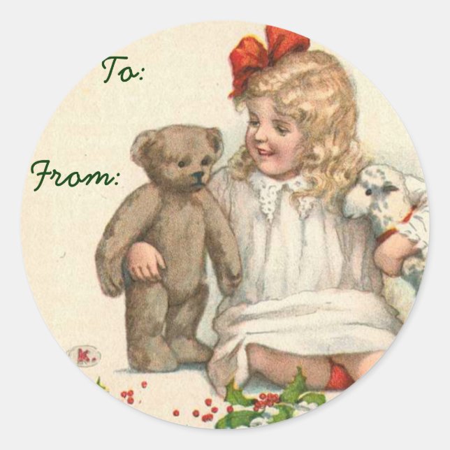 Nomes de etiqueta de Natal vitorianos (Frente)