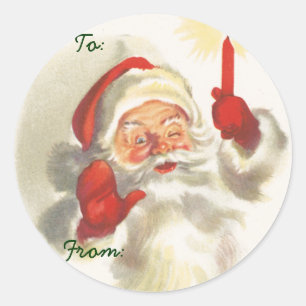 Nomes de etiqueta do Natal do papai noel