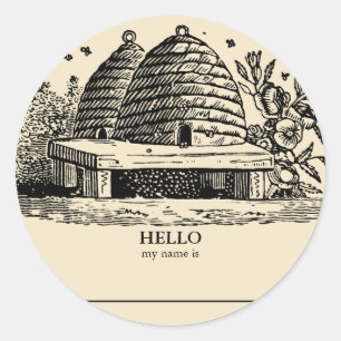 Nomes de etiqueta para as classes de abelhas produ