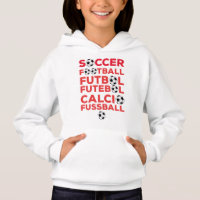 Nomes do Futebol Internacional Tipografia Vermelho